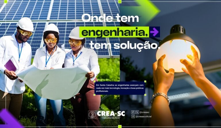 Da água que chega em casa às grandes obras, Crea-SC mostra que onde tem Engenharia, tem solução