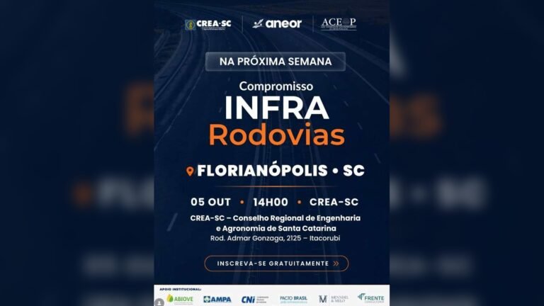 Crea-SC recebe debate sobre modernização das rodovias federais